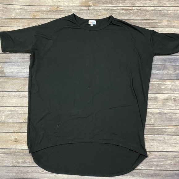 LuLaRoe Tops - Solid Black LuLaRoe Irma Size S